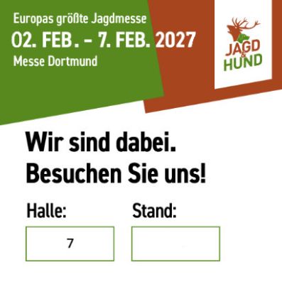 Plakat der Messe Jagd & Hund 2027